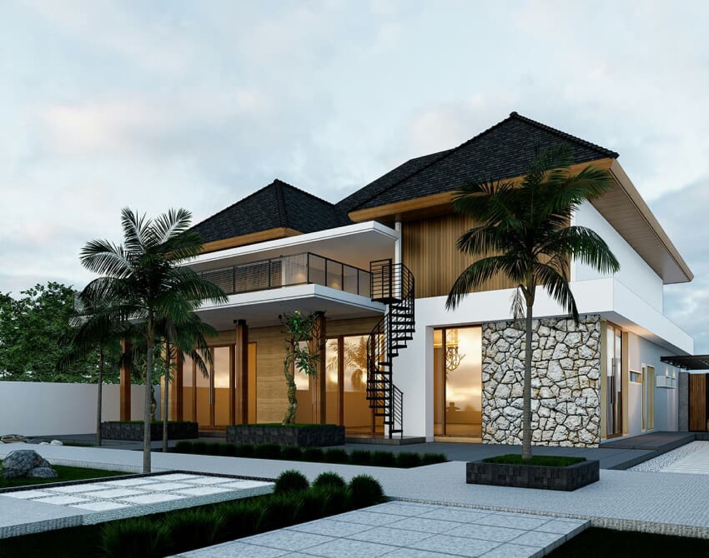 Maison contemporaine haut de gamme réalisée par Neo Construction 24