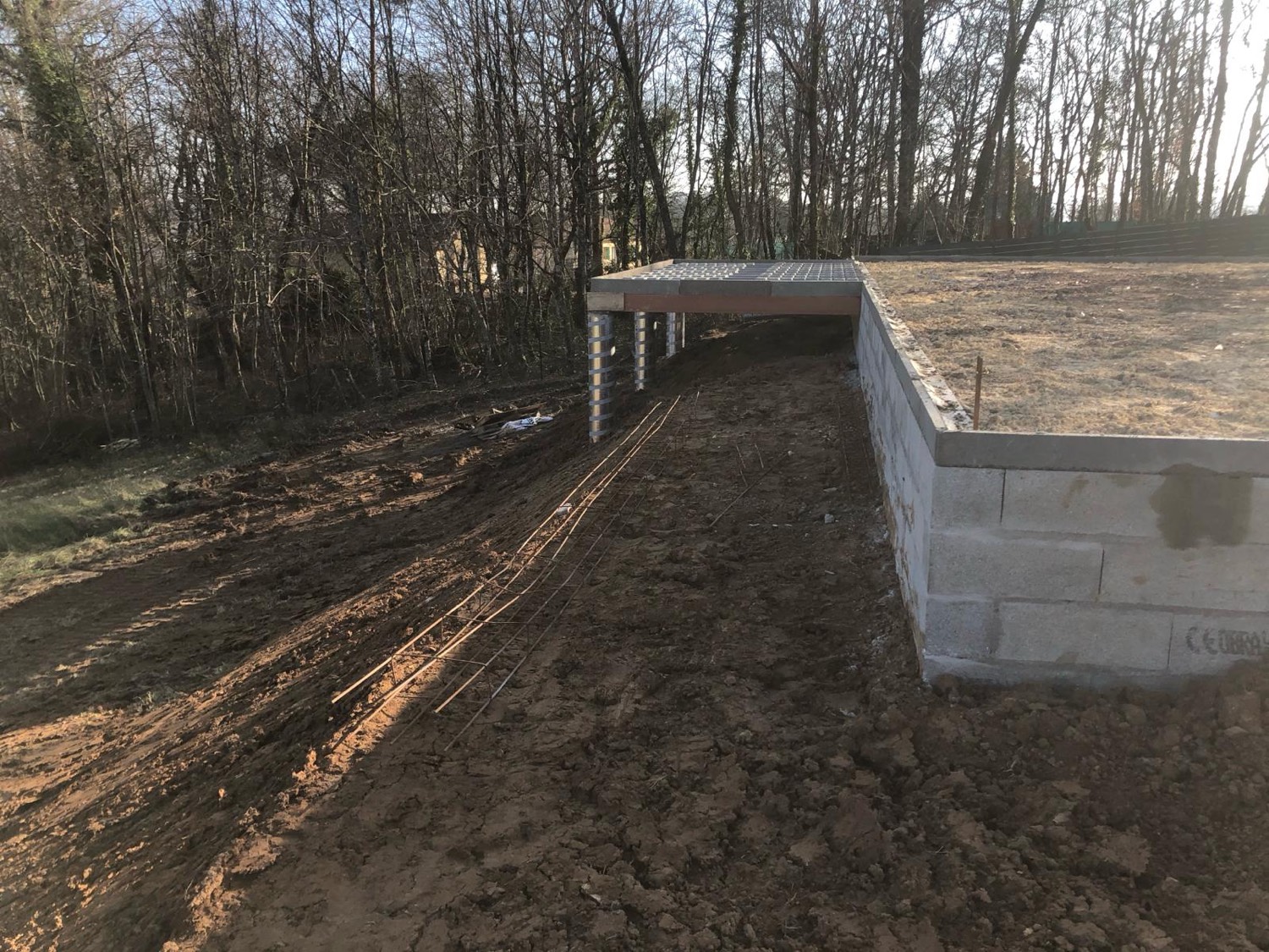 Vide sanitaire et plancher hourdis réalisés par Neo Construction 24